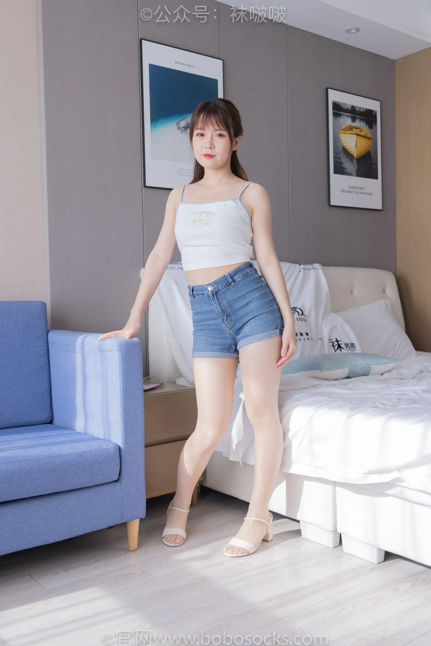 [BoBoSocks袜啵啵]NO.077 朵朵-凉鞋、肉丝 [139P]插图5